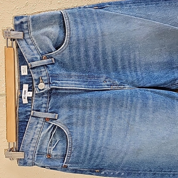 Re/done Rigid Hi Rise Stovepipe Jeans - Picture 2 of 6